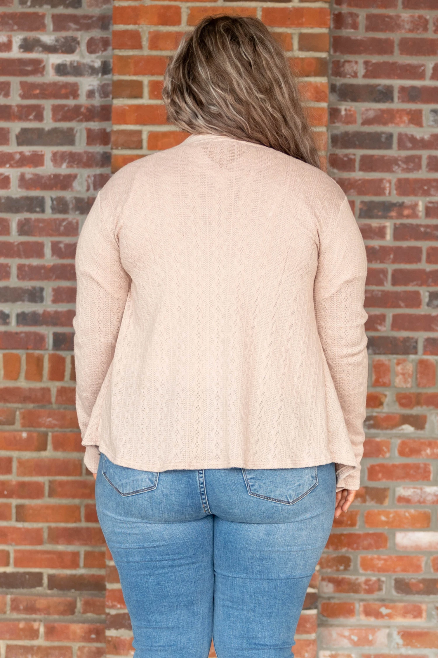 Classy Miss Cardigan, Sand 7 Classy Miss Cardigan, Sand - Image 5