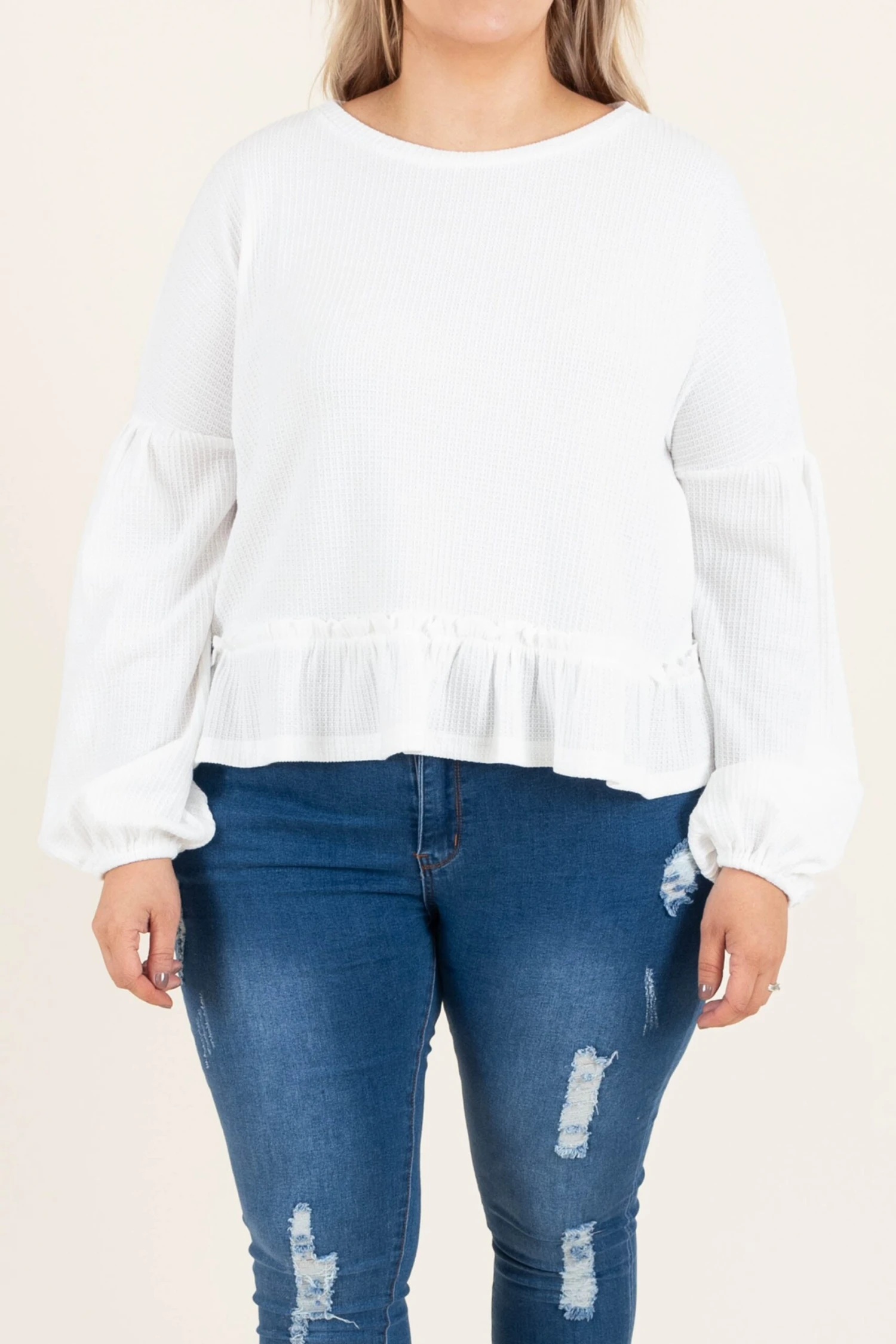 Clever Ways Top, Ivory 6 Clever Ways Top, Ivory - Image 4