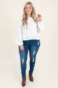 Clever Ways Top, Ivory 10 Clever Ways Top, Ivory -Chic Soul Store CleverWaysTop Ivory 9852