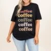 Coffee Lover Tee, Vintage Black -Chic Soul Store CoffeeLoverTee VintageBlack 3