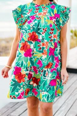 Colorful Me Dress, Mint -Chic Soul Store ColorfulMeDress Mint 3 54ee28de 9d44 4535 a176 657b893c2840