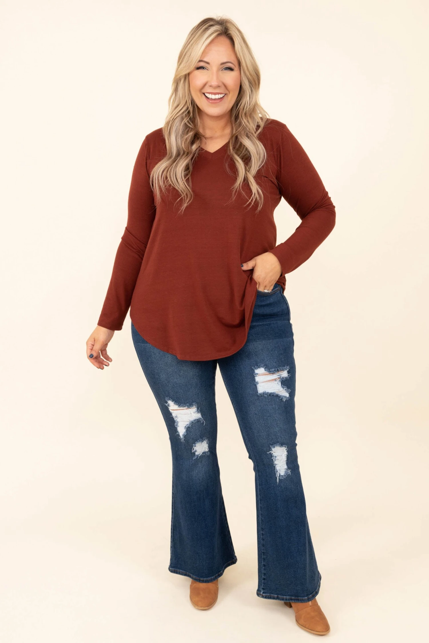 Come And Go Jeans, Dark Wash 6 Come And Go Jeans, Dark Wash - Image 4