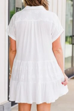 Come On With Me Dress, Off-White -Chic Soul Store ComeOnWithMeDress OffWhite 2