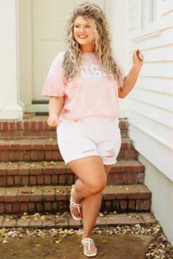 Comfort Colors: Stars In The USA Tee, Clay Colorblast -Chic Soul Store ComfortColors StarsInTheUSATee ClayColorblast 6