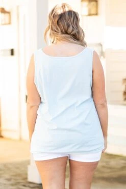 Comfort Colors: Stay Salty Tank, Chambray -Chic Soul Store ComfortColors StaySaltyTank Chambray 9951