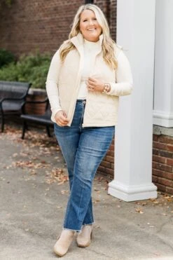 Comfort Cutie Vest, Cream -Chic Soul Store ComfortCutieVest Cream 4