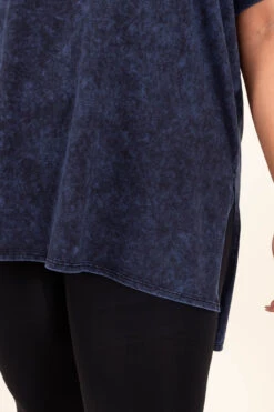 Comfy Travels Top, Sapphire Mineral Wash 14 Comfy Travels Top, Sapphire Mineral Wash -Chic Soul Store ComfyTravelsTop SaphireMineralWash 9633