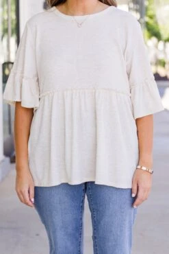 Completely Yours Tunic, Oatmeal 14 Completely Yours Tunic, Oatmeal -Chic Soul Store CompletelyYoursTunic Oatmeal 2