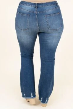 Confident Beauty Flare Jeans, Dark Wash 12 Confident Beauty Flare Jeans, Dark Wash -Chic Soul Store ConfidentBeautyFlareJeans DarkWash 9702