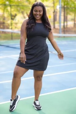 Confident In Myself Active Dress, Black 13 Confident In Myself Active Dress, Black -Chic Soul Store ConfidentInMyselfActiveDress Black 9