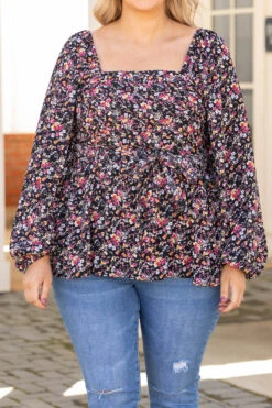 Conversations In The Dark Blouse, Black -Chic Soul Store ConversationsInTheDarkBlouse Black 3762