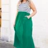 Cool By The Pool Maxi Dress, Kelly Green 2 Cool By The Pool Maxi Dress, Kelly Green -Chic Soul Store CoolByThePoolMaxiDress KellyGreen 3