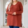 Cool Is Calling Tunic, Fired Brick -Chic Soul Store CoolIsCallingTunic FiredBrick 5303