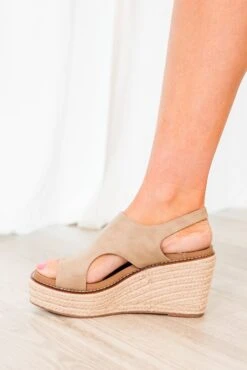 Corky's: Making Things Happen Wedges, Taupe 11 Corky's: Making Things Happen Wedges, Taupe -Chic Soul Store Corky s MakingThingsHappenWedges Taupe 4