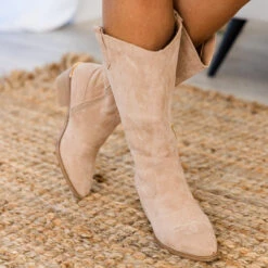 Corky's: Pointed Tone Boots, Sand