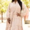 Country Living Dress, Mocha -Chic Soul Store CountryLivingDress Mocha 2547