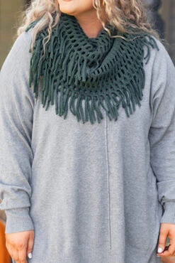 Cozy Getaway Scarf, Olive -Chic Soul Store CozyGetawayScarf Olive 8193