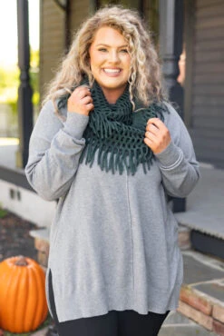 Cozy Getaway Scarf, Olive