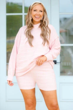 Cozy Huggie Shorts, Pink -Chic Soul Store CozyHuggieShorts Pink4