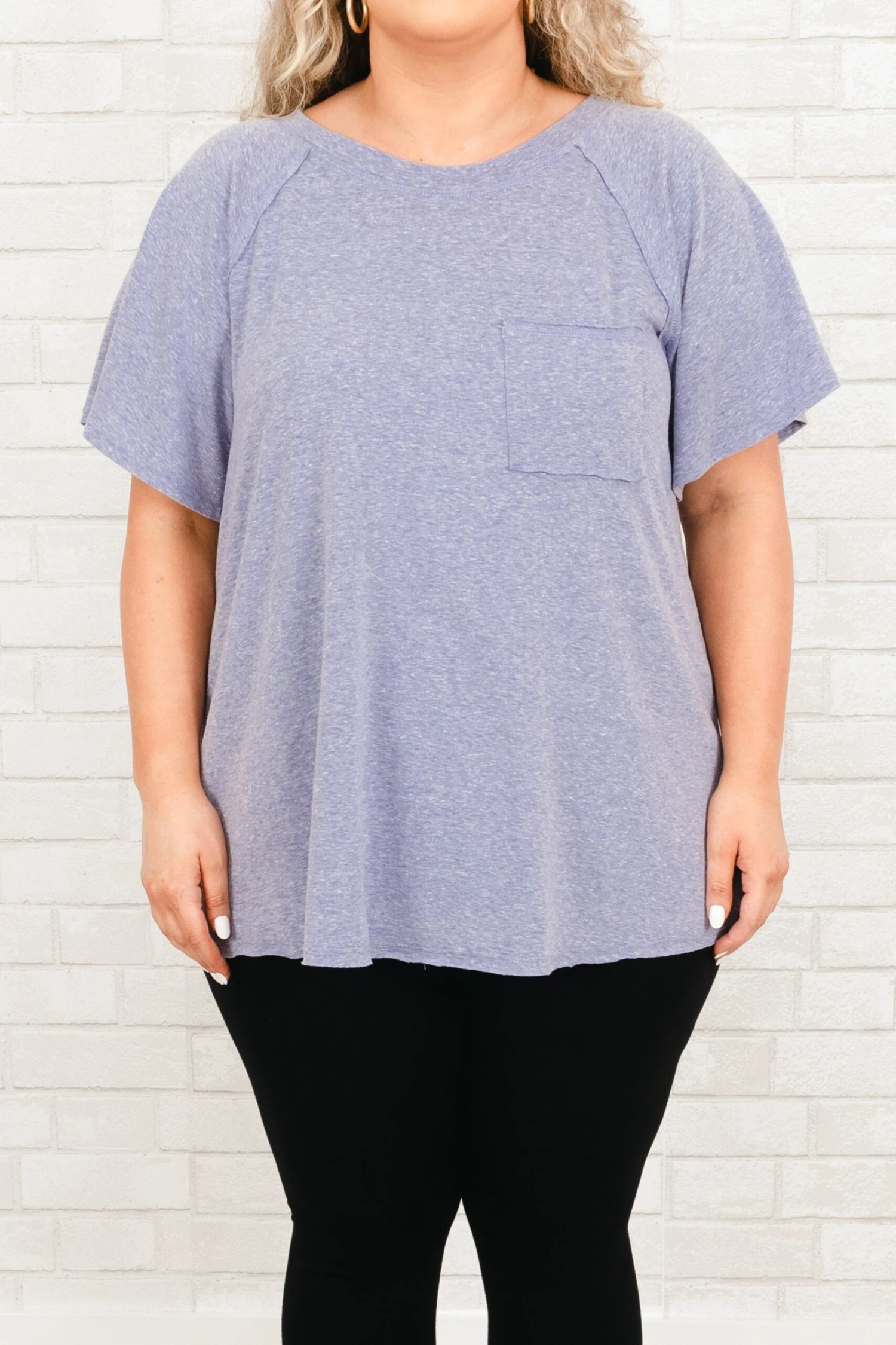 Cozy Is Key Top, Denim 6 Cozy Is Key Top, Denim - Image 4