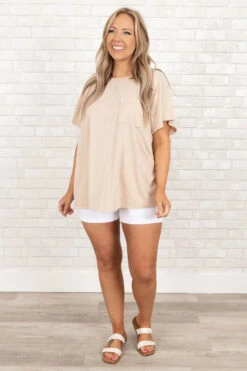 Cozy Is Key Top, Taupe 10 Cozy Is Key Top, Taupe -Chic Soul Store CozyIsKeyTop Taupe 0011
