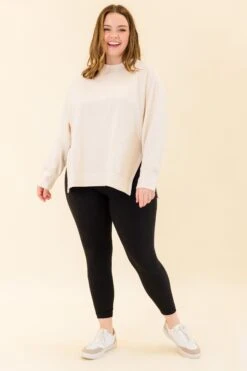 Cozy Lifestyle Leggings, Black 15 Cozy Lifestyle Leggings, Black -Chic Soul Store CozyLifestyleLeggings Black 5