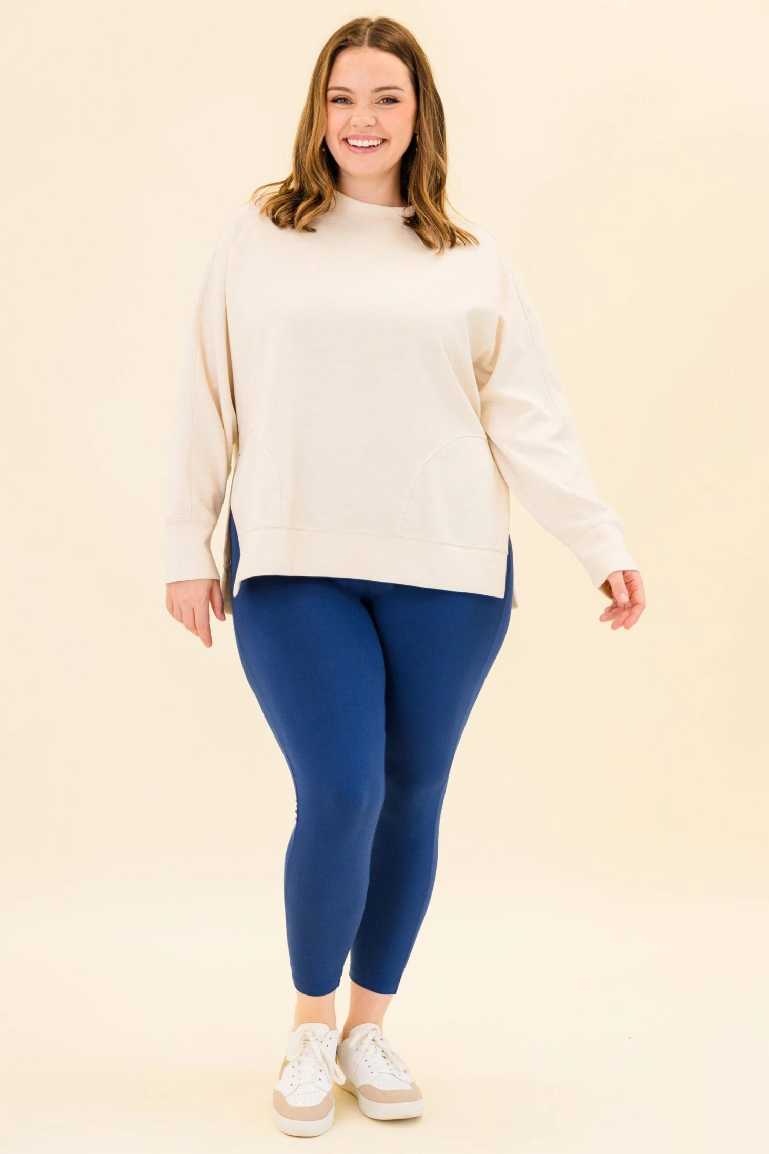 Cozy Lifestyle Leggings, Light Navy 9 Cozy Lifestyle Leggings, Light Navy - Image 7