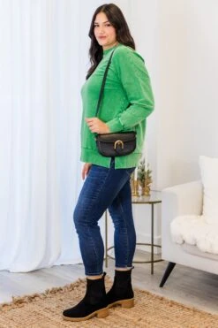 Cozy Pullover, Green 11 Cozy Pullover, Green -Chic Soul Store CozyPullover Green 3