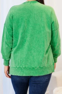 Cozy Pullover, Green 13 Cozy Pullover, Green -Chic Soul Store CozyPullover Green 5