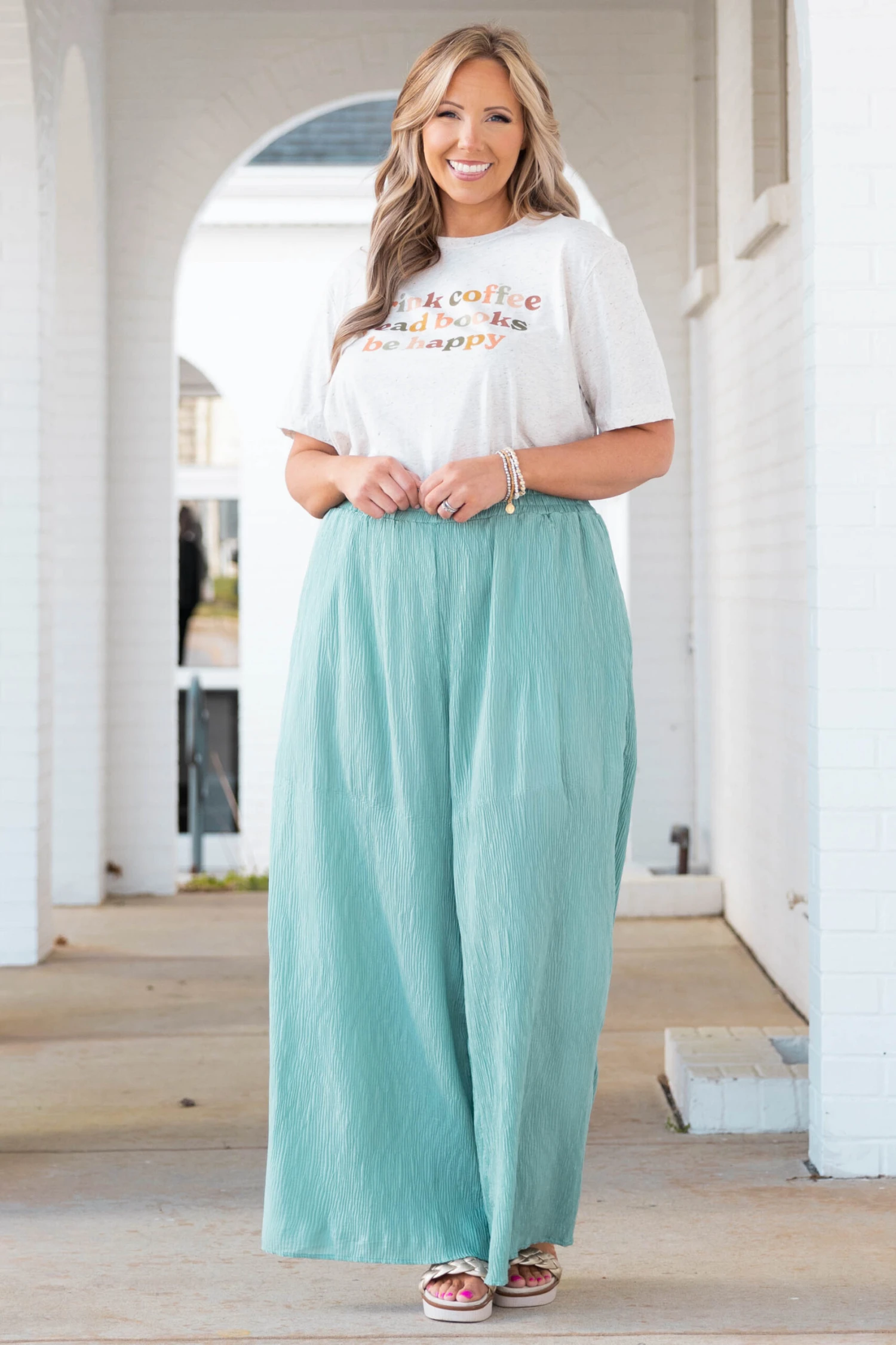 Cute And Comfortable Pants, Sage 6 Cute And Comfortable Pants, Sage - Image 4