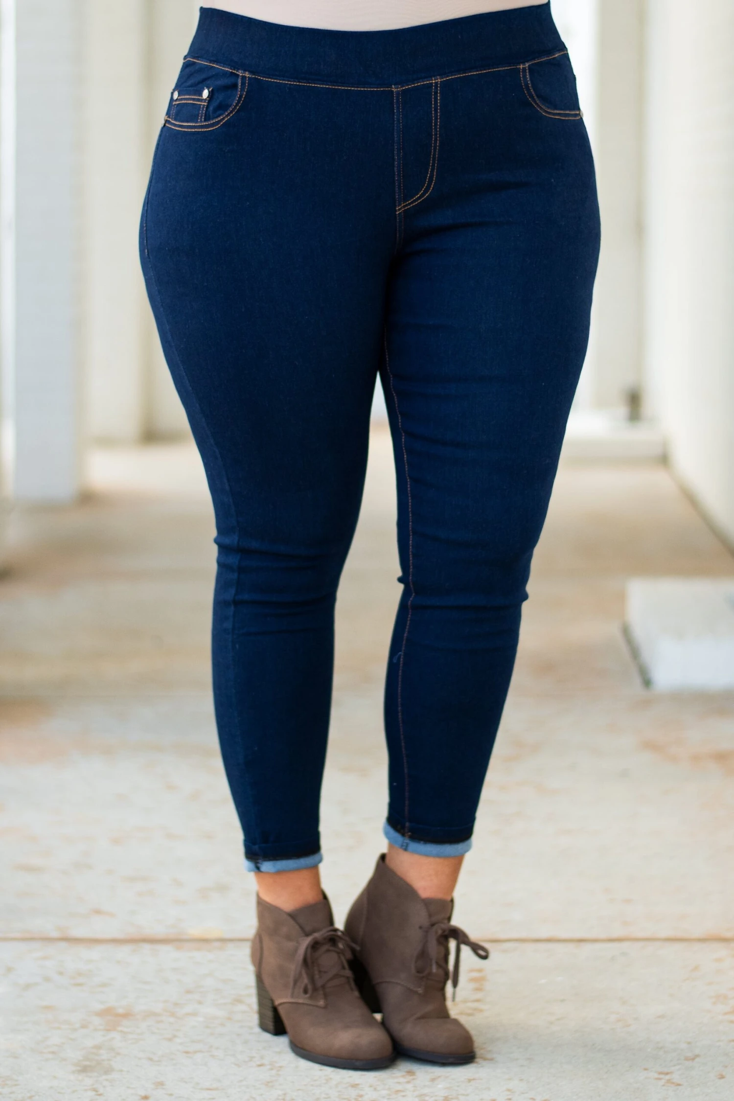 Travel Plans Jeggings, Dark Wash 5 Travel Plans Jeggings, Dark Wash - Image 3