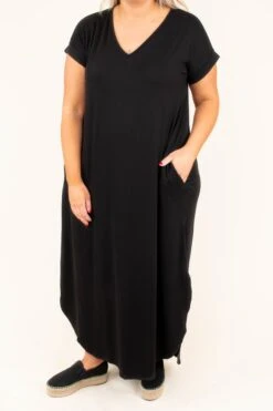 Crossroad Ahead Dress, Black -Chic Soul Store DSC4950