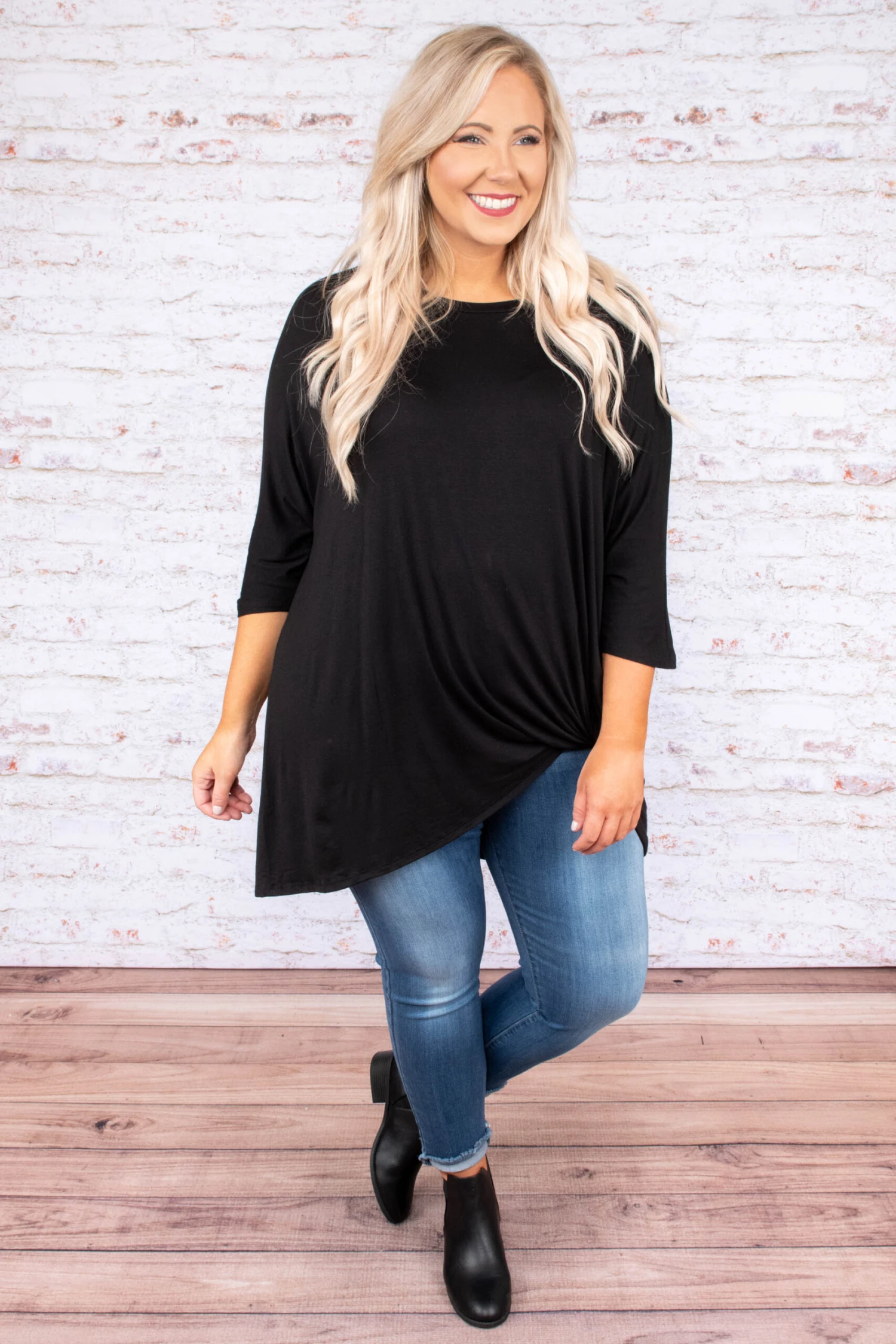 Steal Me Away Tunic, Black 4 Steal Me Away Tunic, Black - Image 2