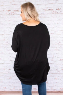 Steal Me Away Tunic, Black 10 Steal Me Away Tunic, Black -Chic Soul Store DSC5487 Edit