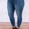 Best Of Luck Jeans, Dark Wash -Chic Soul Store DSC9539