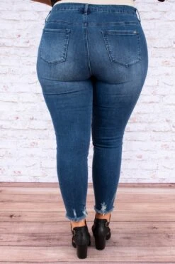 Best Of Luck Jeans, Dark Wash -Chic Soul Store DSC9541