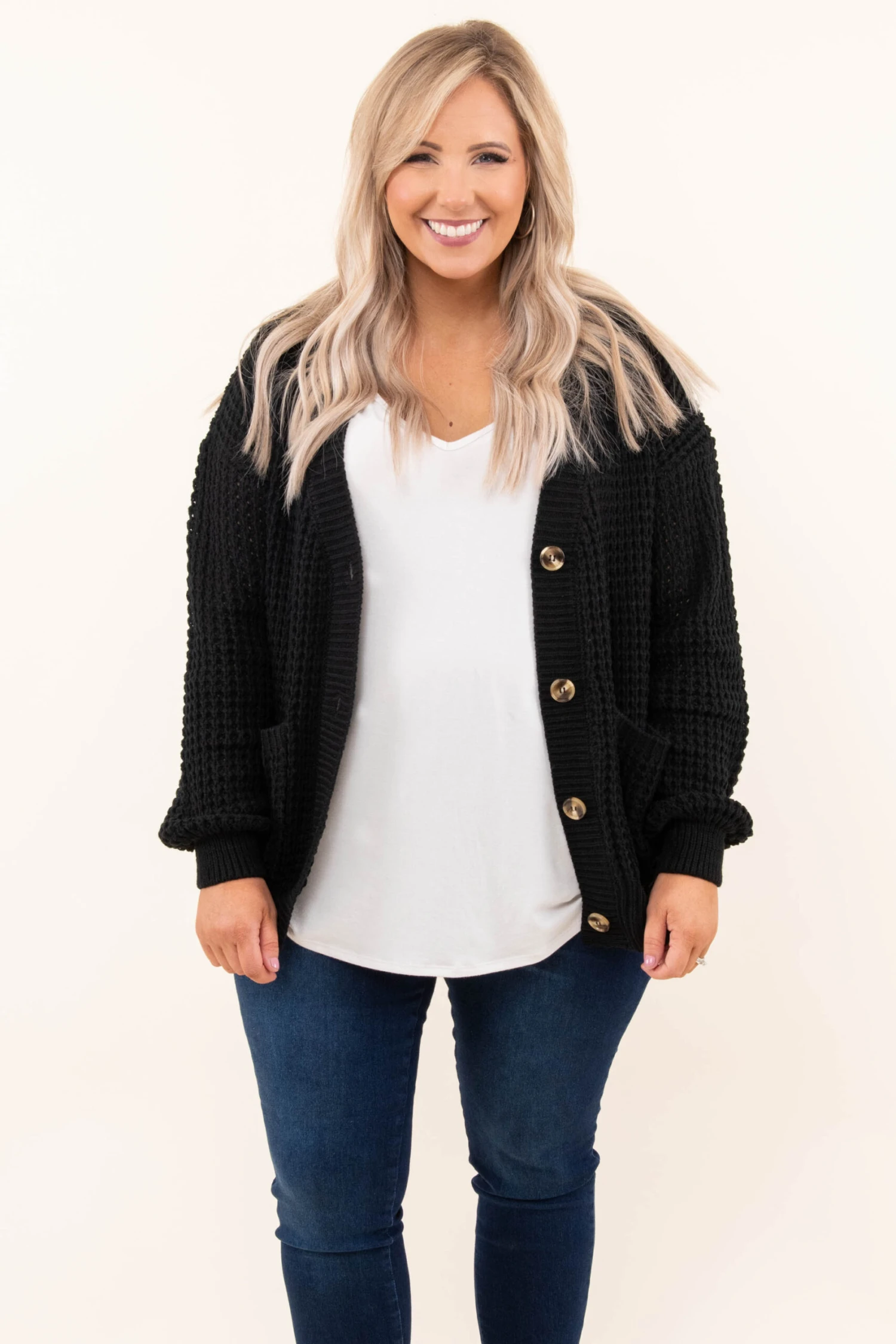 Just Throw It On Cardigan, Black 3 Just Throw It On Cardigan, Black