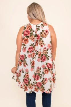 Float On The Summer Wind Tunic, Ivory 12 Float On The Summer Wind Tunic, Ivory -Chic Soul Store DSC 0631