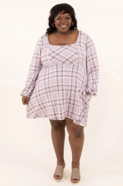 Dinner And A Movie Dress, Lavender -Chic Soul Store DSC 0638 55379832 787d 4380 b4de f05b7527e678