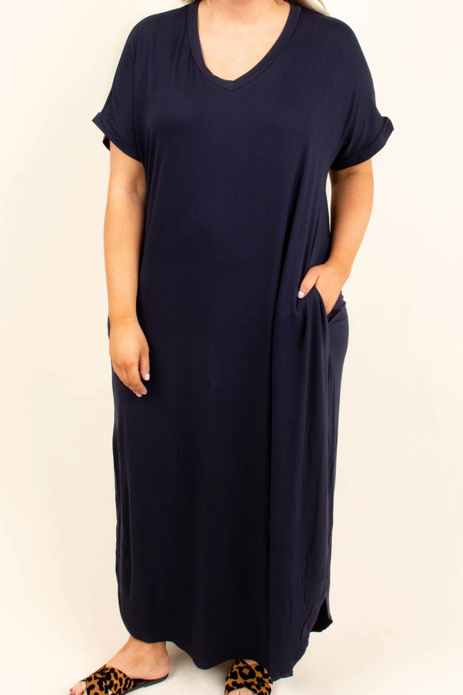 Flow With It Maxi, Navy 5 Flow With It Maxi, Navy - Image 3