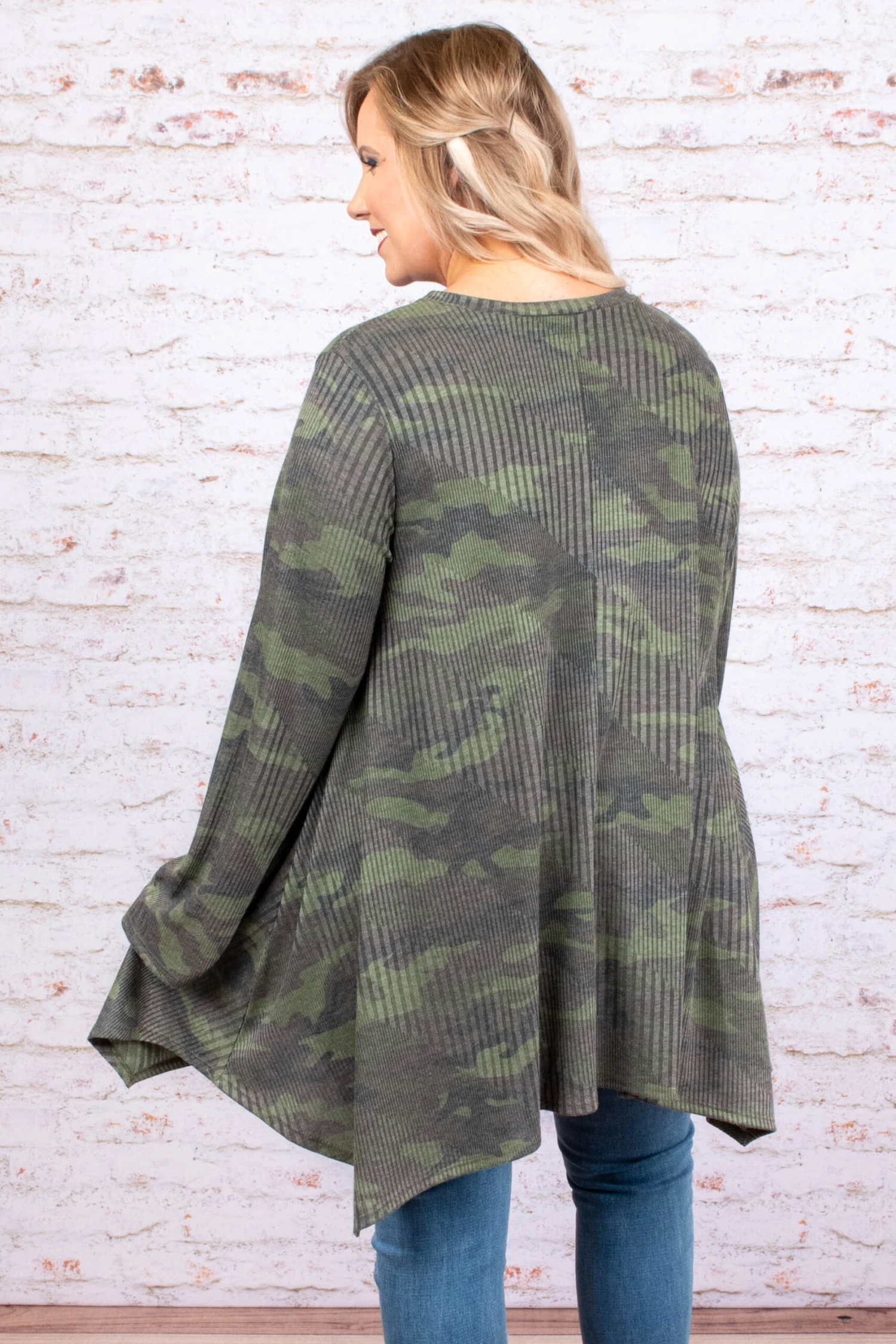 On The Fringes Top, Olive 6 On The Fringes Top, Olive - Image 4