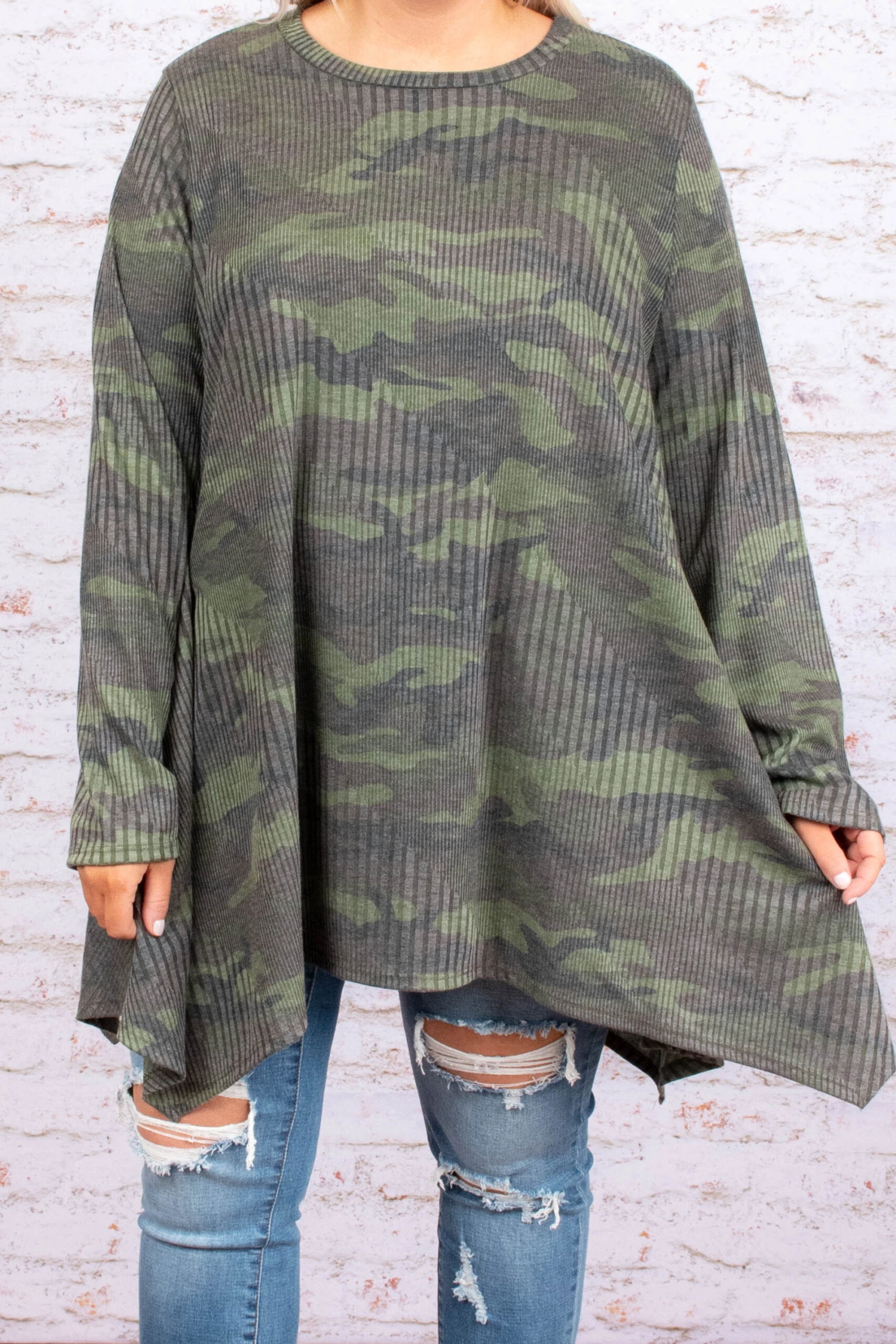 On The Fringes Top, Olive 5 On The Fringes Top, Olive - Image 3