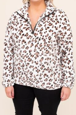 Once In A Wild Top, Ivory-Mocha 11 Once In A Wild Top, Ivory-Mocha -Chic Soul Store DSC 1335