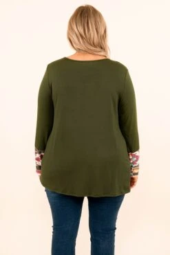 Notice It Now Top, Olive 12 Notice It Now Top, Olive -Chic Soul Store DSC 1373 Edit