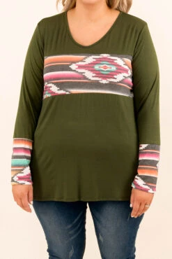 Notice It Now Top, Olive 11 Notice It Now Top, Olive -Chic Soul Store DSC 1374 Edit