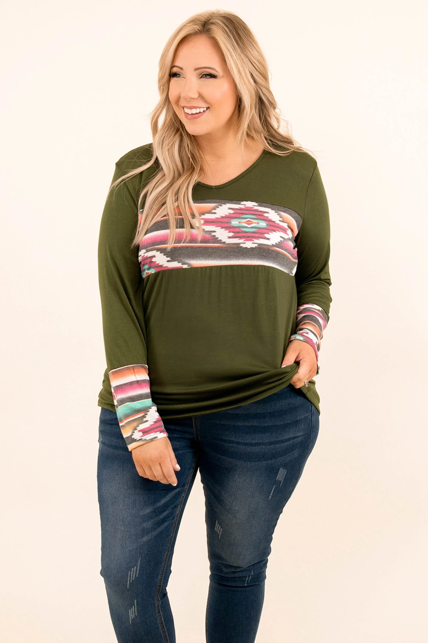 Notice It Now Top, Olive 3 Notice It Now Top, Olive