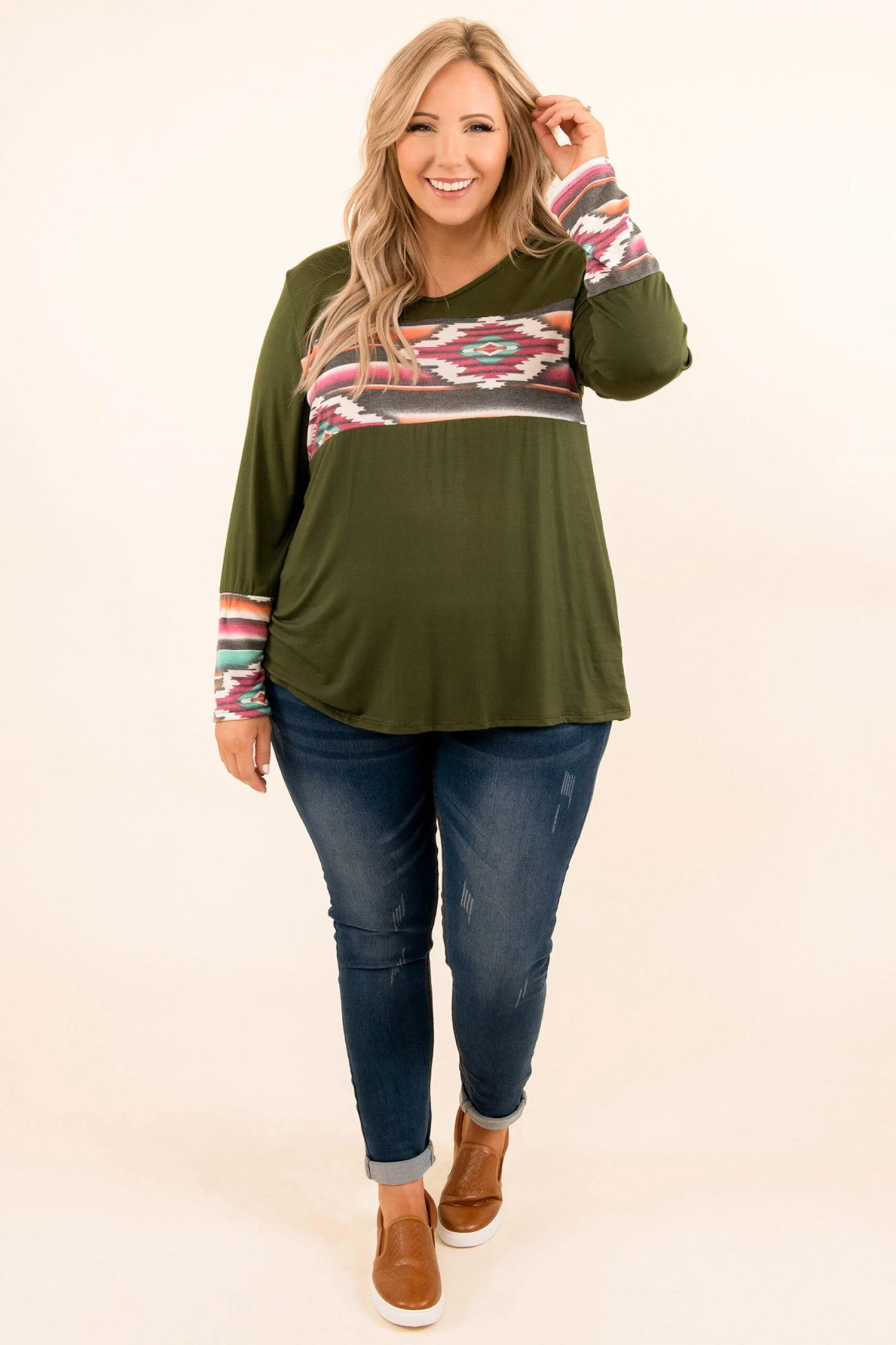 Notice It Now Top, Olive 5 Notice It Now Top, Olive - Image 3