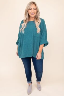Made To Perfection Top, Teal -Chic Soul Store DSC 1514 4c8a512d 8b4d 4f68 a8af f55b77e498b6