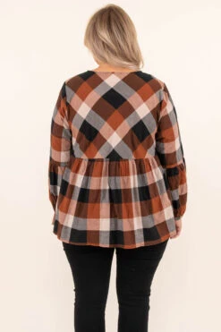 Gotta Be Me Top, Rust-Black -Chic Soul Store DSC 1686 bd3d7258 2164 4582 84d0 f4f5cbf4cc7a