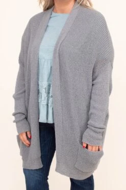 If Only Maybe Cardigan, Gray -Chic Soul Store DSC 2111 1bcd53db ef62 44c1 930f 3b8f90272aa7
